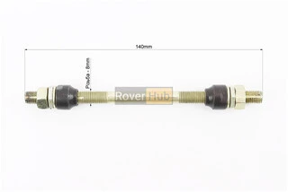 Вісь передня ХВЗ М8х140мм в зборі, жовта