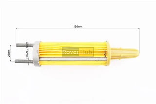Фільтр паливний - елемент 11см 186F (можливо пом'яті)