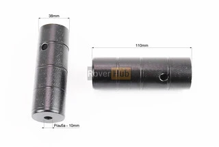 Пеги ВМХ &Oslash;38х110мм під вісь10мм к-кт, чорні