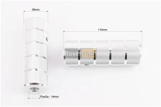 Пеги ВМХ &Oslash;38х110мм под ось14мм, алюминиевые, к-кт