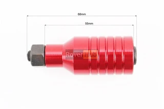 Пеги для самоката 55 мм, алюмінієві, червоні, к-кт