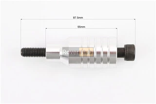 Пеги для самоката 55 мм, алюмінієві, сірі, к-кт