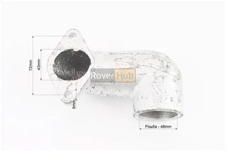 Коліно (труба) глушника ZS1100