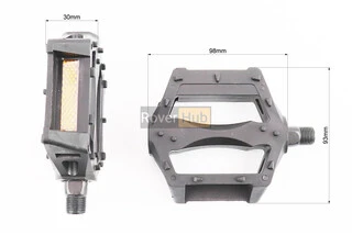 Педалі BMX 9/16" пластикові, чорні MX-P624