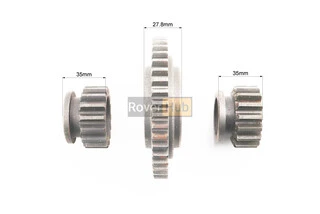 Вал КПП дифференциала+шестерня Z-43+шестерня-2шт Z-16, к-кт 4шт 81-1