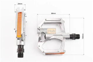 Педалі MTB широкі 9/16" (100x100x23mm) алюмінієві, M195DU