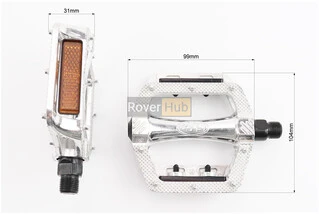 Педалі MTB широкі 9/16" (108x105x26mm) алюмінієві, NWL-305