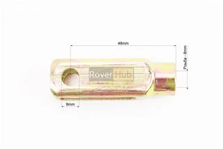Вилка тяги з різьбою М8