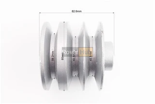 Шків під колінвал d-20mm (D-85mm, 3-х пазний, три пази під ремінь SPB, метал) 168F/170F