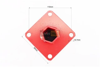 Ступица колеса на вал 33mm, 24см, 4отв.x110mm к-кт 2шт