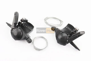 Перемикачі (манетка) 3x8 швидкості, чорні SL-KD-30