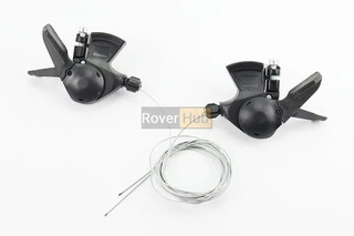 Перемикачі (манетка) 3x8 швидкості, чорні SL-03