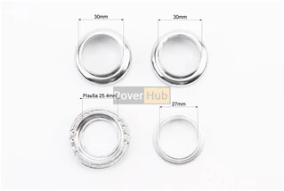 Кермова колонка 1" (30/25.4x30/27) різьбової вилки, H800K