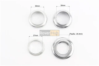 Кермова колонка 1" (30/25.4x30/27) різьбової вилки, YQ-CZ-11A