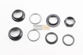 Кермова колонка 1" (30/25.4x30/27) різьбової вилки, чорні H800K