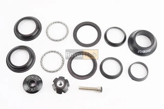 Кермова колонка 1-1/8" (44/28,6x44/30) безрізьбової вилки, напівінтегровані, висока, чорний H115MP