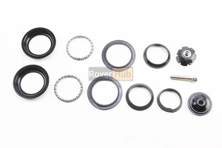 Рулевая колонка 1-1/8" (44/28,6x44/30) безрезьбовой вилки, полуинтегрированные, чёрный H115