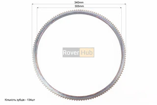 Вінець маховика Z-134, Dвнт.-305mm R175A/R180NM
