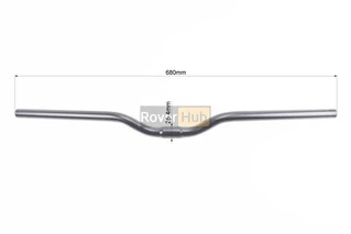 Кермо MTB 25,4x680мм, чорне