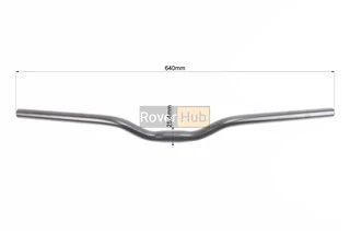 Кермо MTB 25,4х640мм, алюмінієве, чорне YL-003