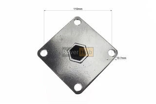 Ступиця колеса на вал 23mm, 14см, 4отв.x110mm к-кт 2шт