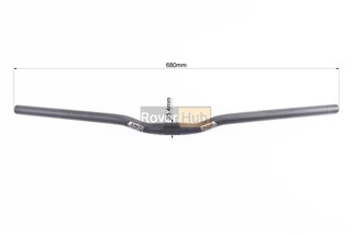 Кермо MTB 25,4х680мм, алюмінієве, чорне HB-RB11