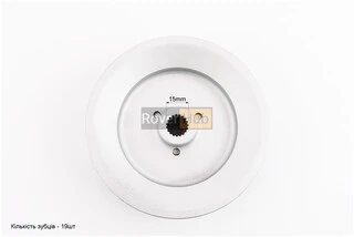 Шків D-125mm під шліц Z-19 (два пази під ремінь SPB)