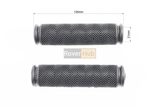 Ручки руля 125мм, чёрные GP-03