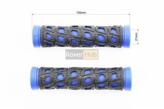 Ручки руля 130мм, чёрно-синие GP-445