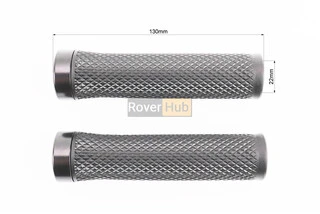 Ручки руля 130мм с зажимом Lock-On, чёрные TPE-092