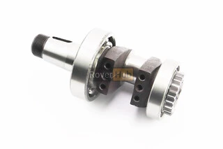 Колінвал R180NM+підшипники+шестерня, запресований, з канавкою під ст. кільце