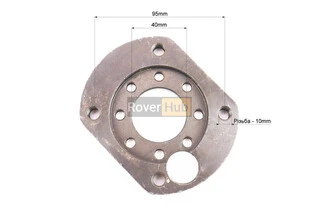Редукторна косарка - Плита кріплення до мотоблока