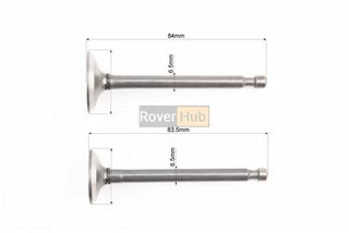 Клапан впускний (h-84; D-30; d-6,5), випускний (h-83,5; D-26; d-6,5) к-кт 2шт 173F/177F