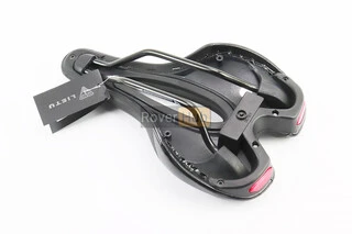 Сидіння MTB 255x155мм з ліхтарем, зарядка від USB, чорне LT-911