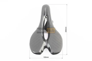 Сидіння MTB 255x155мм з ліхтарем, зарядка від USB, чорне LT-911