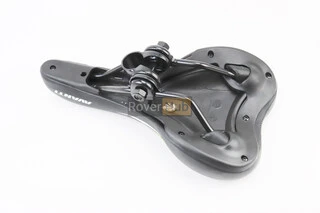 Сидіння MTB 265x155мм, чорно-зелене AVY-6632