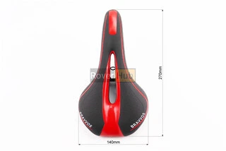 Сиденье MTB 270x140мм, чёрно-красное YF-1018