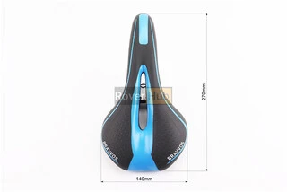 Сидіння MTB 270x140мм, чорно-синє YF-1018