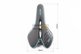 Сидіння MTB 270x160мм, чорно-синє "GEL" SD-523