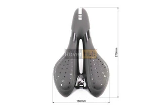 Сидіння MTB 270x160мм, чорно-сіре "GEL"