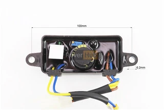 Реле напруги AVR однофазне 2-3,5 кВт (корпус - прямокутник, пластик, контакти - 2 "мама" + 4 "тато", 250V, 220&micro;F) Тип 1