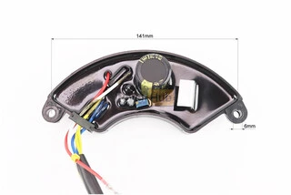 Реле напряжения AVR однофазное 4-6кВт (корпус - сегмент, пластик, контакты - 2 "мама" + 4 "папа", 250V, 470&micro;F)
